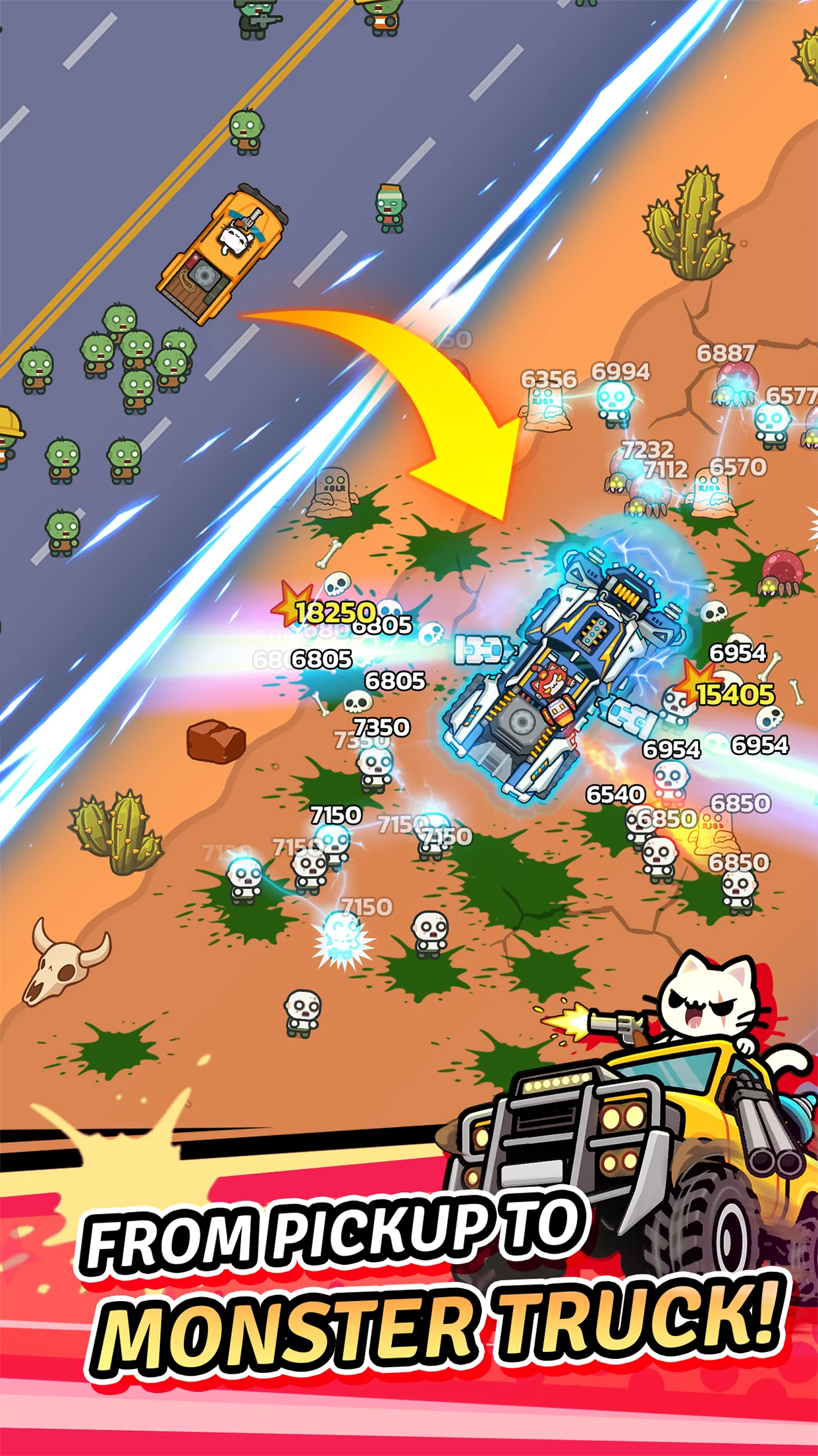Crash Cat : Zombie Survivor screenshot