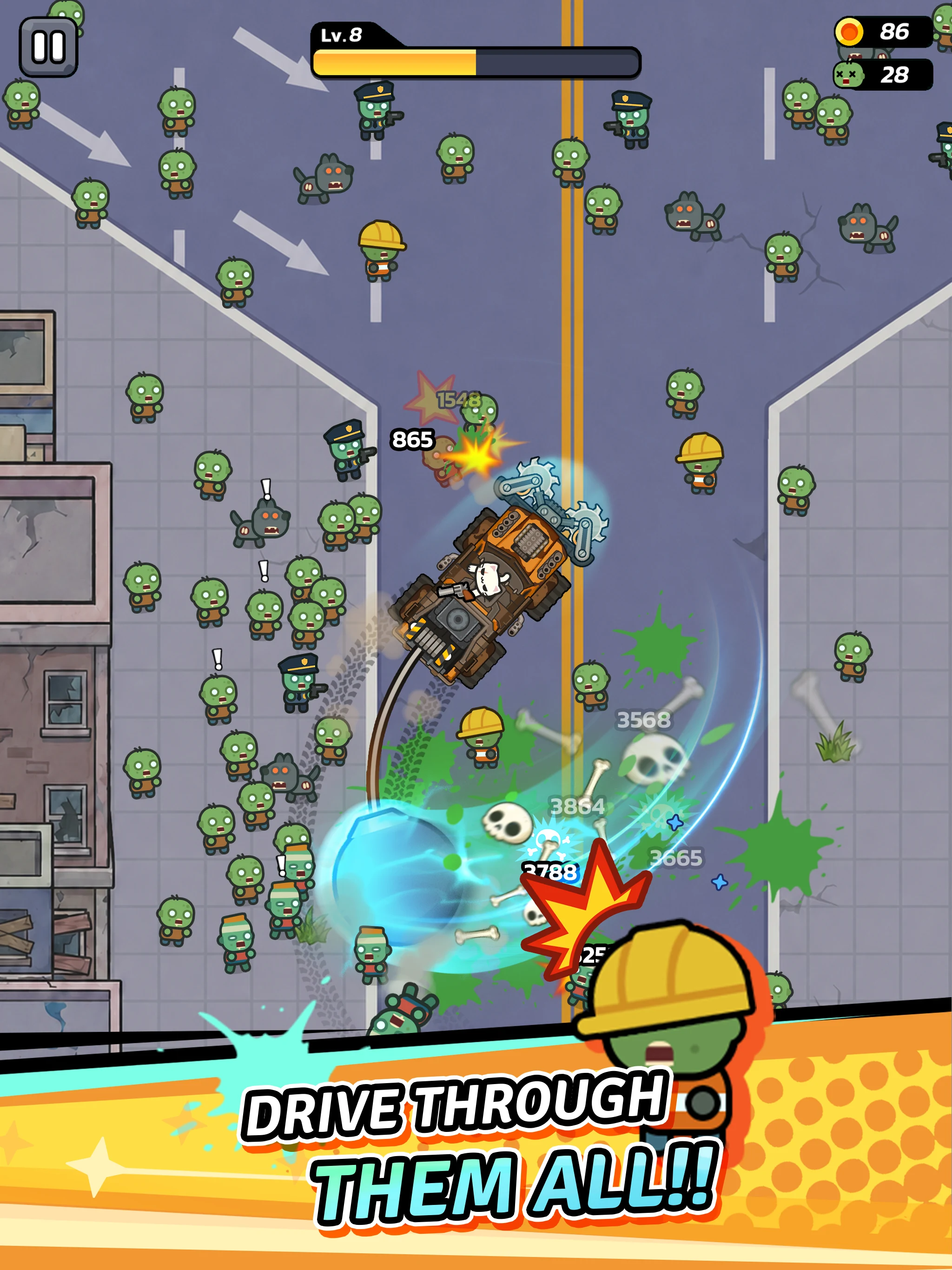 Crash Cat : Zombie Survivor screenshot